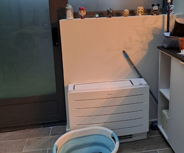 Climatisation murale dans la nouvelle véranda aluminium